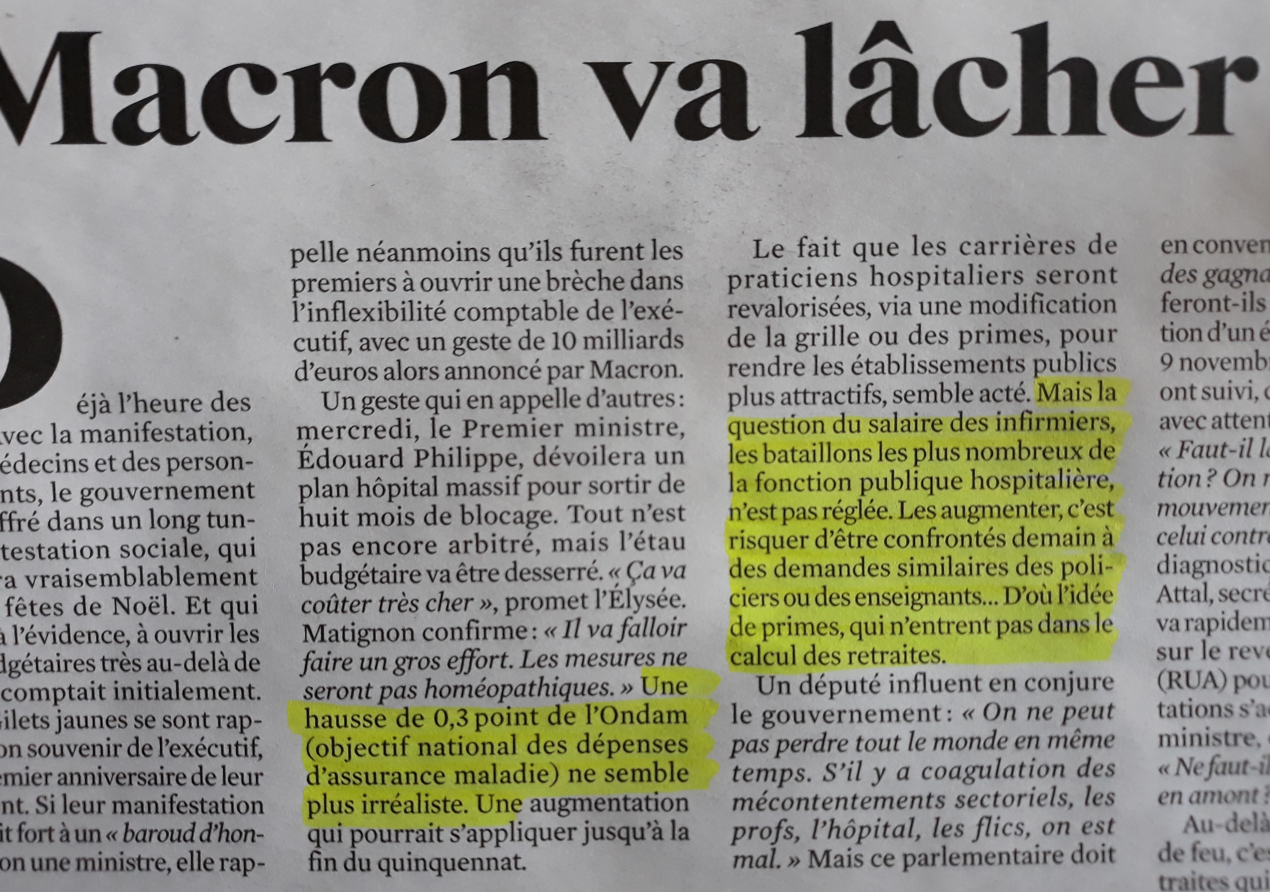 Réponse du gouvernement au malaise de l’hôpital : poudre de Perlimpinpin !