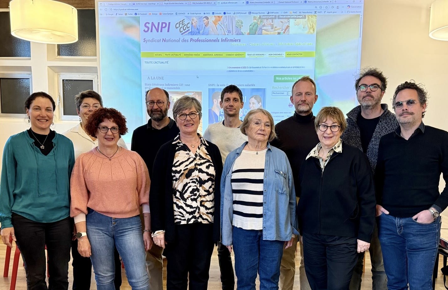 Bureau National et Conseil SNPI 2025 2028 syndicat infirmier