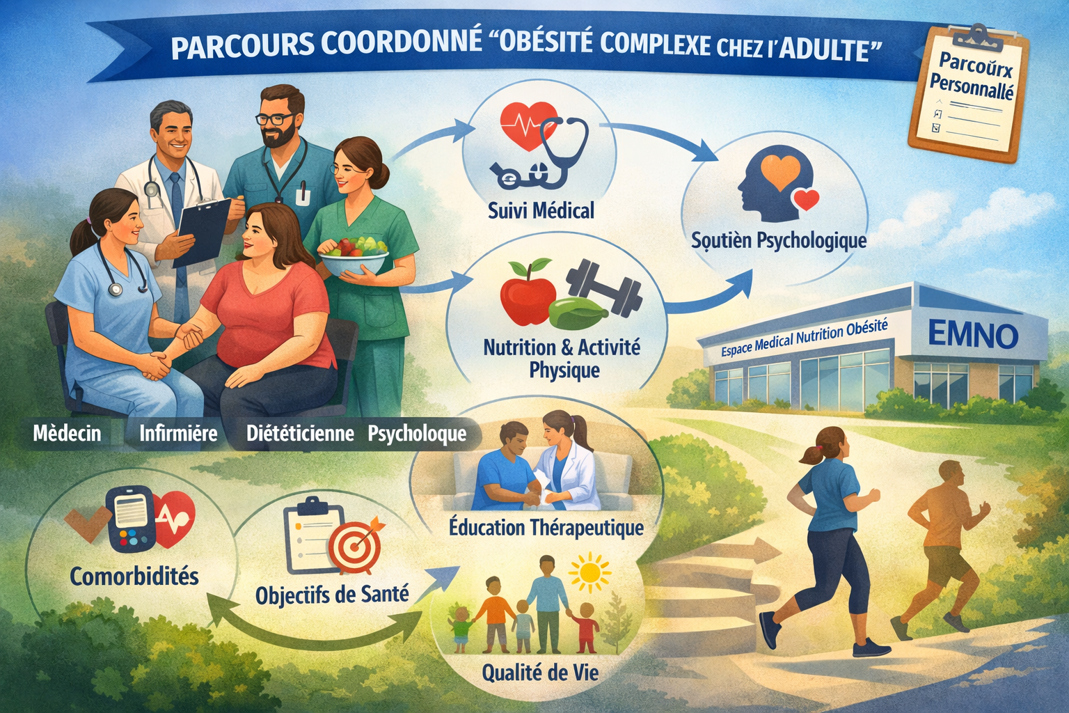 Obésité complexe&nbsp;: un nouveau parcours coordonné renforcé