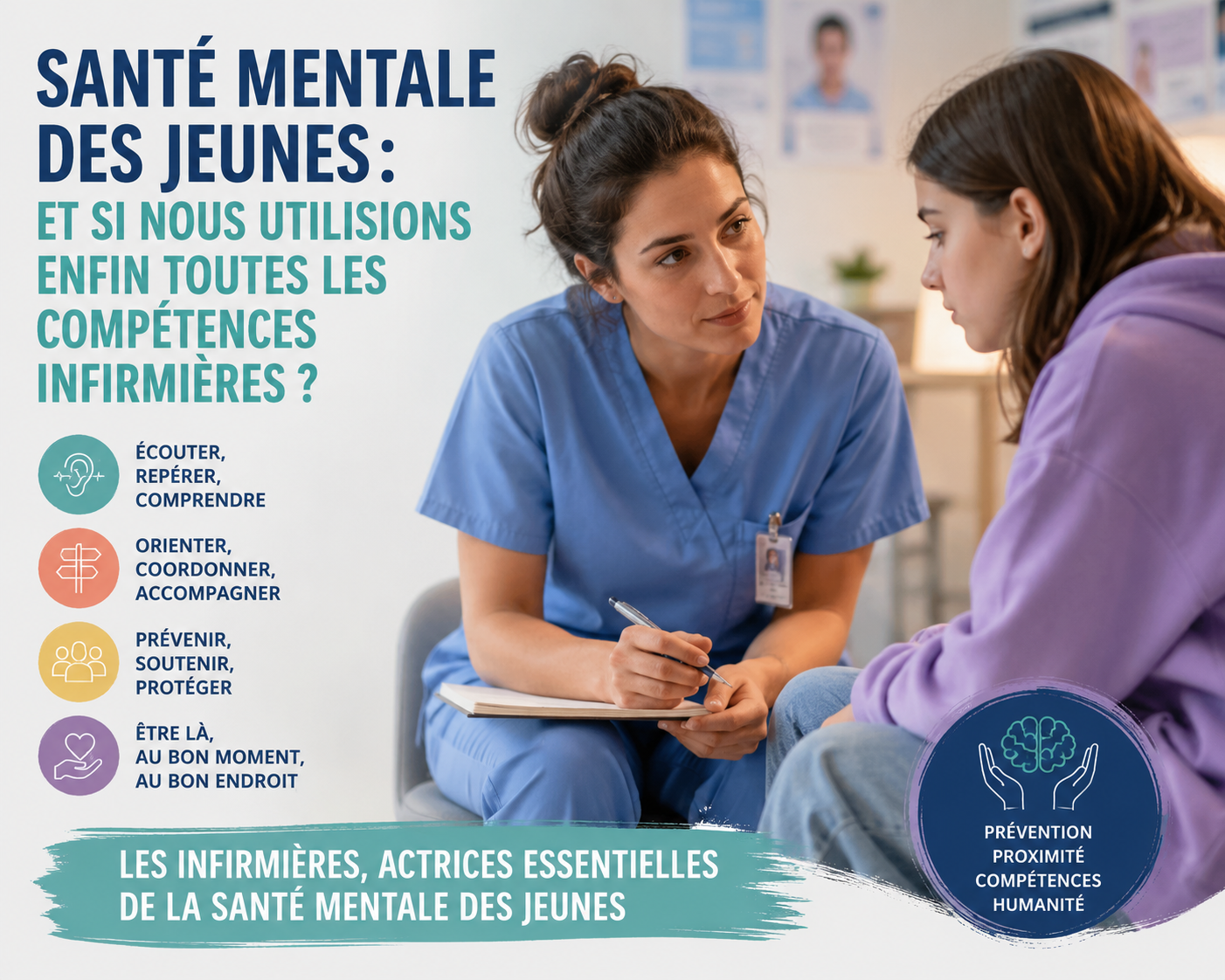 Santé mentale des jeunes&nbsp;: sans les infirmières nous ne sortirons pas de la crise