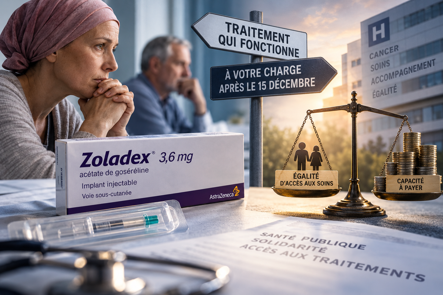 Cancer&nbsp;: Zoladex déremboursé, le prix menace l’égalité d’accès aux traitements 
