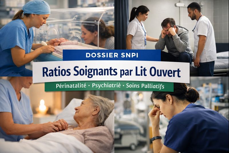 Mise en œuvre des ratios soignants par lit ouvert&nbsp;: contribution du SNPI