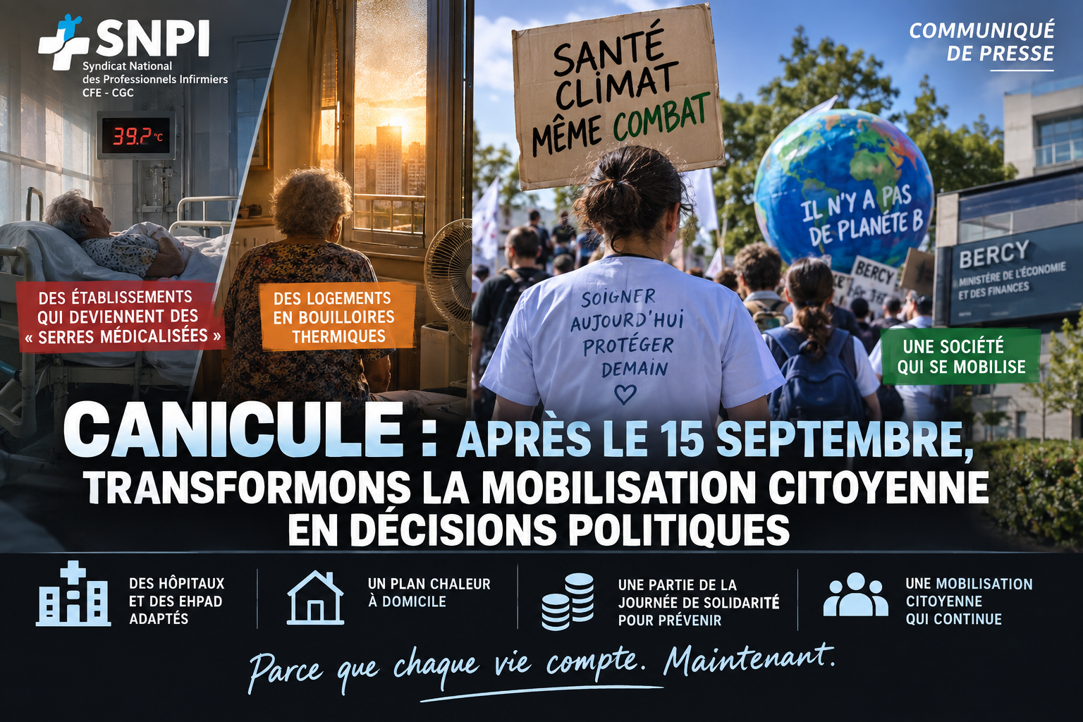 Canicule&nbsp;: transformons la mobilisation citoyenne en décisions politiques