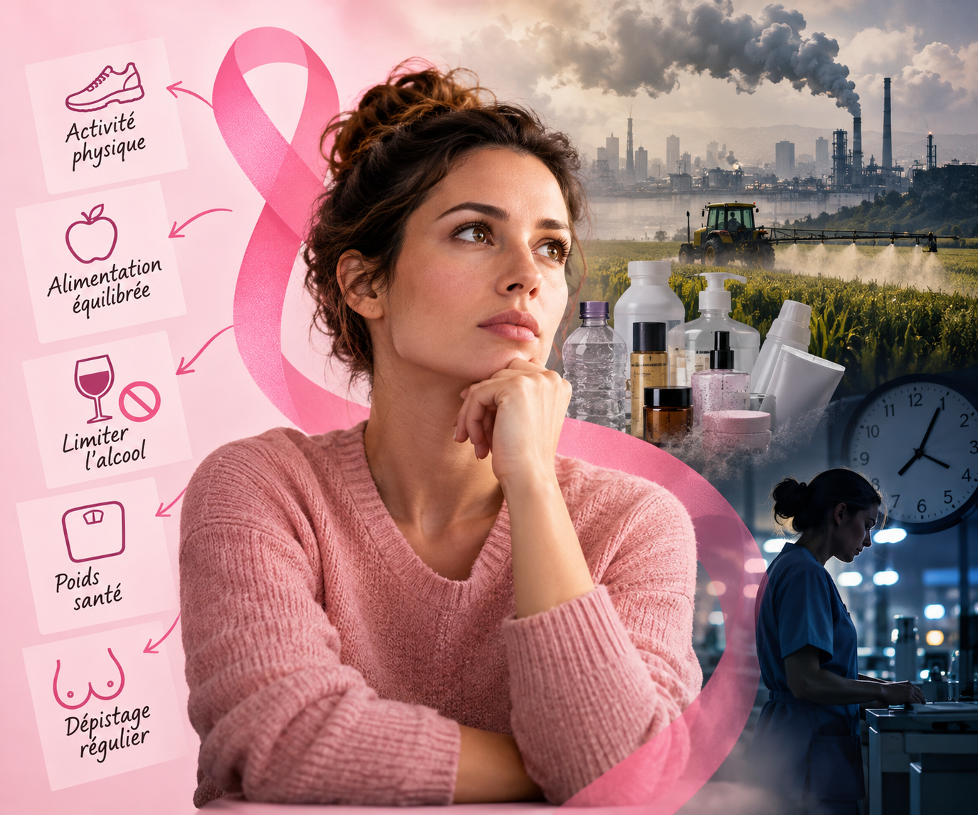 Cancer du sein&nbsp;: quand la prévention oublie les causes environnementales