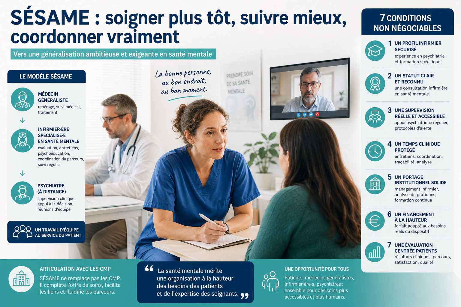 Santé mentale&nbsp;: peut-on généraliser SÉSAME&nbsp;?